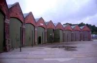 The former GWR shed at St Blazey in 2002.<br><br>[Ewan Crawford //2002]