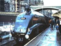 60009 <I>Union of South Africa</I> stands at the former platform 21 (subsequently renumbered platform 8) with a special on 21st May 1985.<br><br>[David Panton 21/05/1985]