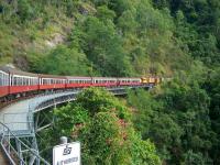 Baron Falls Bridge on the Karunda Railway, Queensland. Photographed in May 2005.<br><br>[Brian Smith 08/05/2005]