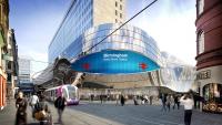 Artist's impression of the new Stephenson Street entrance to Birmingham New Street.<br><br>[Network Rail /12/2012]