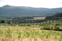 View west over Shankend Viaduct on 6 February 2008.<br><br>[John Furnevel 06/02/2008]