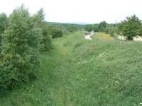 Ipstones, on the Staffordshire Railway, looking west away from Caldon Low. There is track under that foliage ... somewhere.<br><br>[Ewan Crawford 11/07/2003]