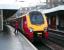 A Waverley bound Voyager Cross Country service makes its penultimate stop at Haymarket platform 3. <br><br>[John Furnevel /12/2007]