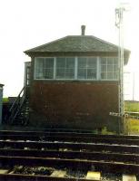 Craigo box, with the line to Aberdeen running off to the right.<br><br>[Ewan Crawford //1989]