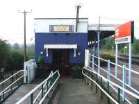 Chinese restaurant on the platform of Hoveton and Wroxham Station, Norfolk in October 2005.<br><br>[Brad Payne /10/2005]