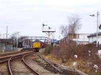 37422 held at signals at Elgin on 18 February with seed potato traffic from Elgin East yard bound for Ely. <br><br>[Mick Golightly 18/02/2008]