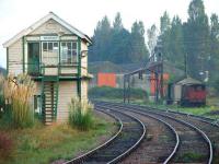 Wroxham signal box, Norfolk in October 2005.<br><br>[Brad Payne /10/2005]