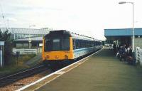 Part of a regular diagram for 117 313 in 1998, seen calling at Kirkcaldy on the 16.38 Fife circle service.<br><br>[David Panton /09/1998]