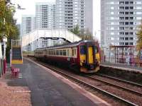 Kennishead on 13 October 2007 with 156 514 forming a service to Barrhead.<br><br>[David Panton 13/10/2007]