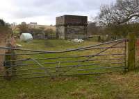 Chance discovery of the remains of an old water tower near the site of Elgin Junction, north of Dunfermline, where once the Elgin Railway met the West of Fife (later NBR). Other colliery branches also met here at various times over the years.  <br><br>[Bill Roberton 07/03/2008]