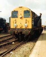 20050 (later restored as D8000 for the NRM) at Swindon on 6 June 1981.<br><br>[Colin Alexander 06/06/1981]