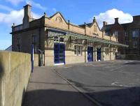 The 1911 station building at Arbroath in February 2008.<br><br>[Bill Roberton 27/02/2008]