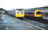 Scene at Largs station in August 1985.<br><br>[David Panton /08/1985]