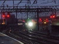 185131 on the approach to Glasgow Central on 12th January to form the 0840 service to Manchester Airport.<br><br>[Graham Morgan 12/01/2008]