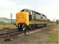 55002 <I>The Kings Own Yorkshire Light Infantry</I> runs round a Newcastle - Whitby <I>Merrymaker</I> excursion at Battersby on 2 August 1981. <br><br>[Colin Alexander 02/08/1981]