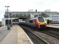 A busy cross country service to Glasgow Central calls at Banbury on 21 March 2008.<br><br>[Brad Payne 21/03/2008]