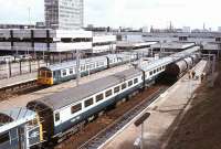 View over Coventry station in April 1983.<br><br>[Ian Dinmore 30/04/1983]