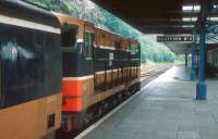 The 1700 service to Rosslare Harbour ready to leave Waterford in 1993.<br><br>[Bill Roberton //1993]