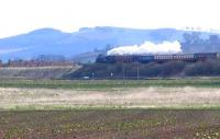 Kettle at Kettle. A4 60009 coasts down hill at Kingskettle with <I>The North Briton</I> on the first leg of day 2 from Edinburgh to Dundee. <br><br>[Brian Forbes 13/04/2008]