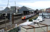 Voyager departing for the south from platform 6 at Preston on 19 April 2008.<br><br>[John McIntyre 19/04/2008]