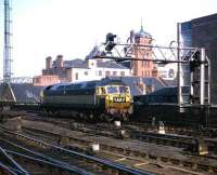 Brush type 4 D1767 at signals just west of Newcastle Central station on 8 June 1969.<br><br>[John McIntyre 08/06/1969]