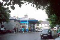 Awaiting onward transportation. Scene outside Killarney station in 1991.<br><br>[Bill Roberton //1991]