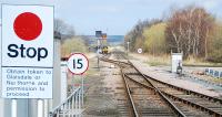 Service from Middlesbrough arrives at Battersby to reverse for Whitby. The original alignment of the line is clear here with the train coming off what was a later addition.<br><br>[Ewan Crawford 03/04/2008]