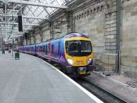 185116 waiting to depart Glasgow Central with the 0840 Saturday morning service to Carlisle<br><br>[Graham Morgan 12/04/2008]