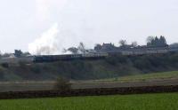 60009 coasts downhill with <I>The North Briton</I> near Kingskettle, Fife, on 13 April 2008.<br><br>[Brian Forbes 13/04/2008]