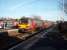 Looking east towards the WCML as 144006 leaves Bare Lane With a Morecambe - Leeds via Lancaster service on 12 February 2008. The two single lines join just beyond the station before dividing again for the links to the WCML north and south. <br><br>[Mark Bartlett 12/02/2008]