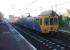Metro train at Benton station on the Tyne & Wear Metro heading towards St James on 11 February.<br><br>[Brad Payne 11/02/2008]