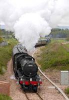 Empty stock for the special runs between Alloa and Stirling passing Kilbagie on 15 May.<br><br>[Bill Roberton 15/05/2008]