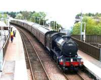 61994 heading special train 1Z20 through Glenrothes on 18 May with The first of two trips on the 18th May round the Edinburgh southside and Fife Circle routes.<br><br>[Brian Forbes 18/05/2008]