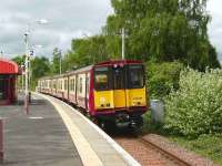 Newton train at Burnside on 17 May formed by 314216.<br><br>[David Panton 17/05/2008]