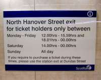 ..pausing only to subtract the number you first thought of...? More than a quick glance required. Queen Street Low Level on 17 May.<br><br>[David Panton 17/05/2008]