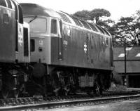 47049 on shed at Ferryhill MPD in 1974. <br><br>[John McIntyre //1974]