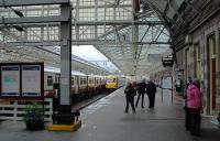 150 years after the railway opened there have been some changes. The first train ran from Buchanan Street station to the original Helensburgh terminus, a little further east.<br><br>[Ewan Crawford 28/05/2008]