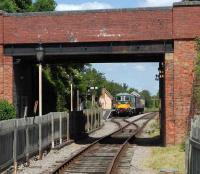 The Swindon and Cricklade Railway on 14 June 2008 with preserverd electro-diesel E6003 at the platform. The locomotive was withdrawn by BR as 73003 in September 1993.<br><br>[Peter Todd 14/06/2008]