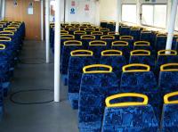 The layout below decks on the MV Seabus, with seating for 90 passengers, berthed at Helensburgh on 14 June pending the next crossing to Kilcreggan and Gourock. According to the SPT website... <I>In the event of the late arrival of the last commuter train at Gourock 1810 the ferry will wait a maximum of 10 minutes to ensure travellers get home</I> [sic]. <br><br>[Veronica Inglis 14/06/2008]