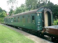 Southern corridor-brake at Alresford on the former L&SWR Watercress Line.<br><br>[Alistair MacKenzie 18/06/2008]