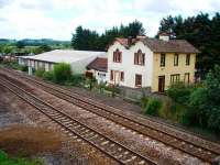 Exminster opened in 1852 and closed in 1964 but the Italianate station building still stands alongside the Devon main line. However, the loops and signal box that survived long after the station closure have now gone. View towards Starcross and the coastal section. Map reference SX 954873. <br><br>[Mark Bartlett 19/06/2008]