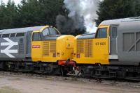 37901+37906 at the East Somerset Railway 150 Gala Day on 21 June 2008 centred around the Foster Yeoman Merehead quarry.<br><br>[Peter Todd 21/06/2008]