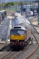 47804 brings the empty stock of <I>The Royal Scotsman</I> out of Craigentinny sidings on 23 June 2008.<br><br>[Bill Roberton 22/06/2008]