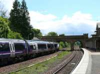 Southbound service leaving Cupar on 23 June 2008.<br><br>[Brian Forbes 23/06/2008]