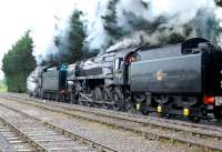 S160+92203 in action at Merehead during the East Somerset Railway Gala Day on 21 June 2008. <br><br>[Peter Todd 21/06/2008]