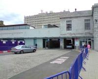 Revised traffic arrangements at the north end of Aberdeen station in operation on 19 June.<br><br>[Andy Furnevel 19/06/2008]