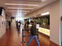 The Travel Centre within the refurbished north end of Aberdeen station on 19 June.<br><br>[Andy Furnevel 19/06/2008]