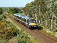 First ScotRail 170394 heads south near Daviot on 26 June. <br><br>[John Gray 26/06/2008]