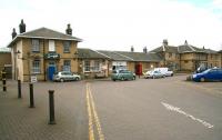 Approach to the substantial station at Malton on the Scarborough - York line in April 2008.<br><br>[John Furnevel 02/04/2008]