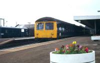 A DMU bound for Kings Cross stands at Ely in 1987, pre-electrification.<br><br>[Ian Dinmore //1987]